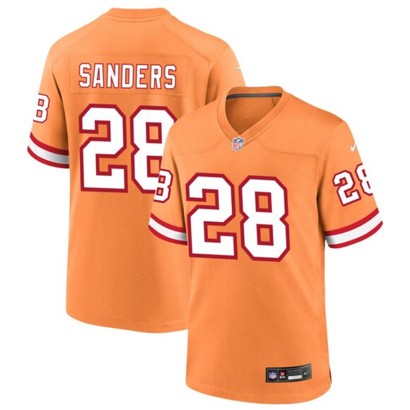 Mens Youths Kids Womens Shilo Sanders Stitched Orange Jersey